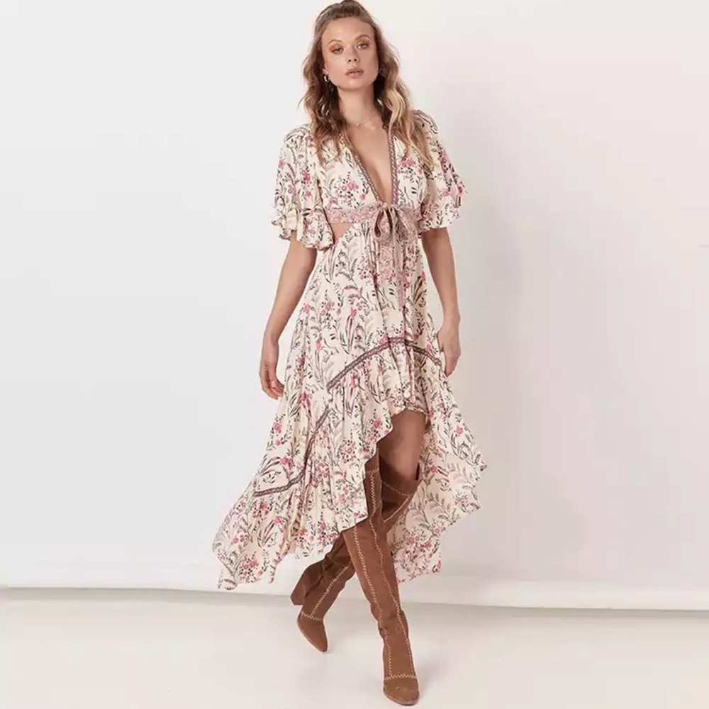 Boho Floral Dress - Picture 11 of 16